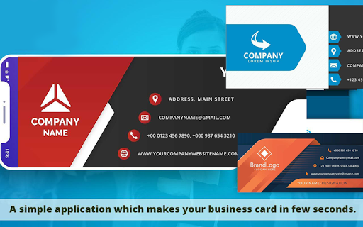 Digital Business Card Maker Screen 2