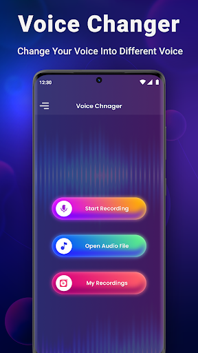 Android application Voice Changer : Voice Effects screenshort