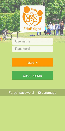 Android application EduBright screenshort