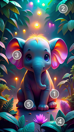 Animal Color by Number