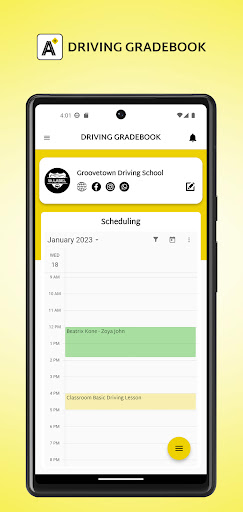 Driving GradeBook Screen 3