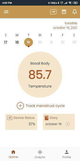 Android application oTracker screenshort