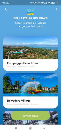 Android application Bella Italia Holidays screenshort