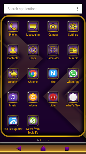 Plum Gold For XPERIA™ banner