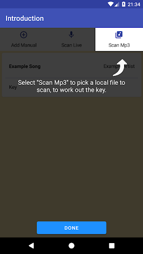 Song Key Finder Screen 3