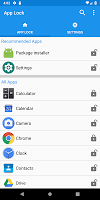 screenshot of app lock