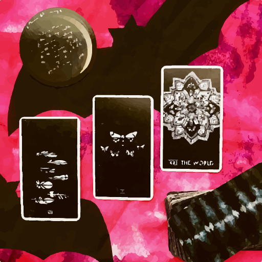 Tarot cards, symbol meanings logo