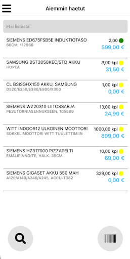 Android application HeralesMobiili screenshort