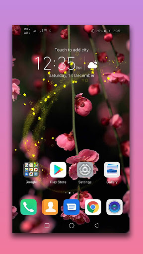 Sakura Live Wallpaper Screen 2