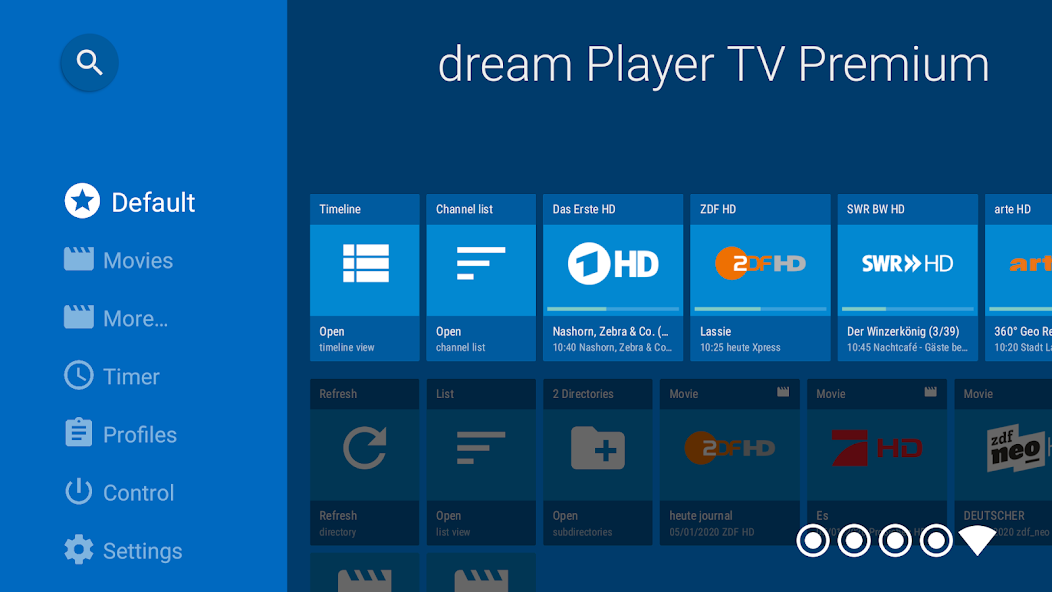 dream Player IPTV for TV banner