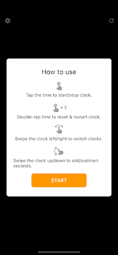 Android application Shot Clock screenshort