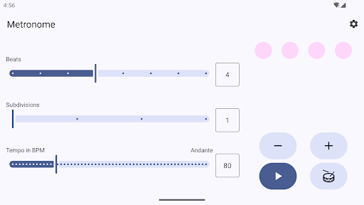 Metronome Screen 3
