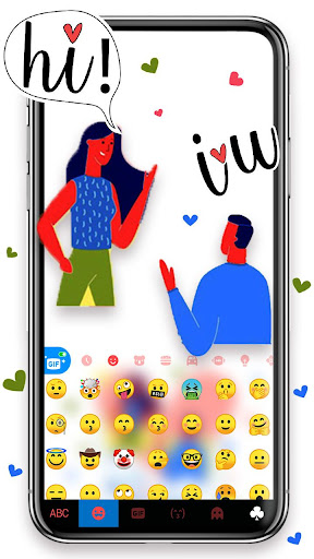 Chat for Dating Keyboard Backg Screen 3