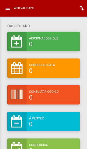 Android application Web Validade screenshort