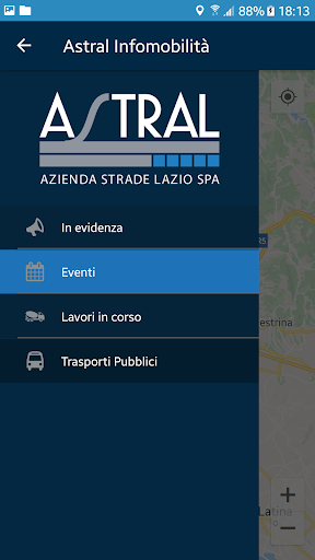Android application Astral Infomobilità screenshort