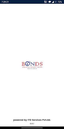 Android application Bonds Logistics screenshort