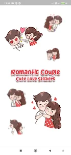 Romantic Couple Love Stickers