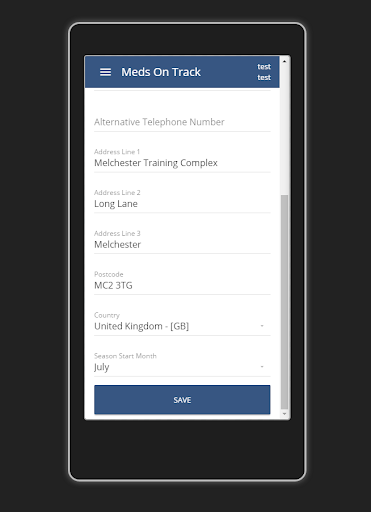 MedsOnTrack Screen 2