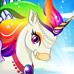 Cover Image of ดาวน์โหลด My Unicorn Rainbow - ผู้สร้างโพนี่ เกมสำหรับเด็กผู้หญิง  APK