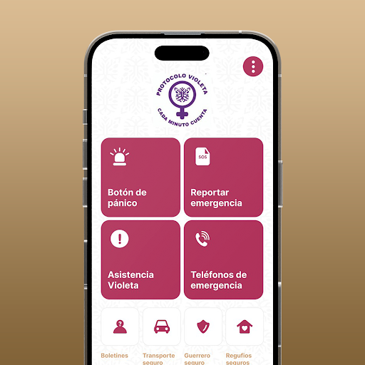Android application Protocolo Violeta screenshort