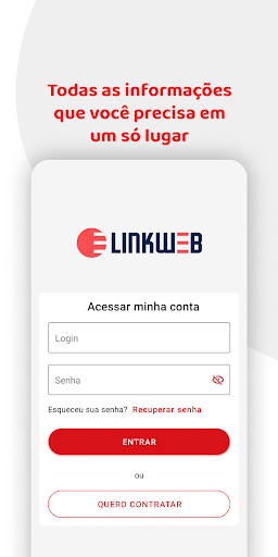 Android application Linkweb SJB screenshort