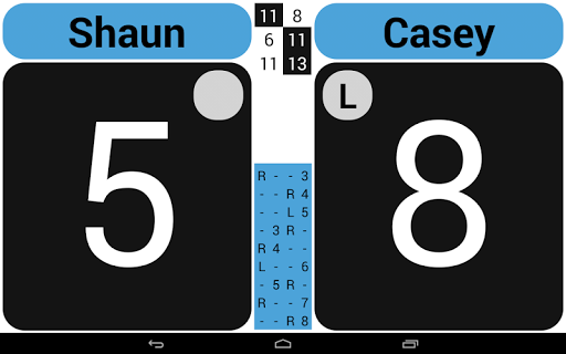 Screenshot of Squore Squash Ref Tool