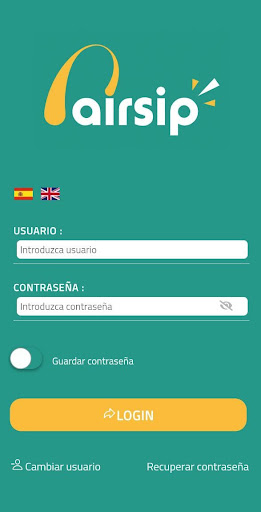 Android application Airsip screenshort