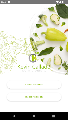Android application Kevin Callado Nutricionista screenshort