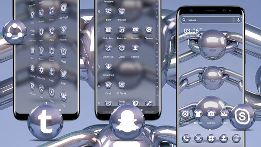 Metal Chain Ball Theme Screen 2