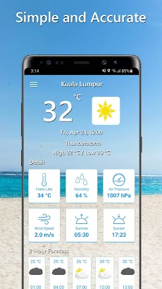 Temperature Today: Weather Appのおすすめ画像2