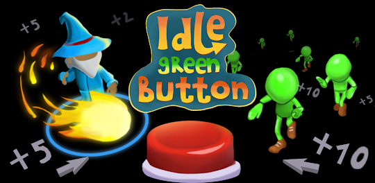 Green button: Тап-тап кликер