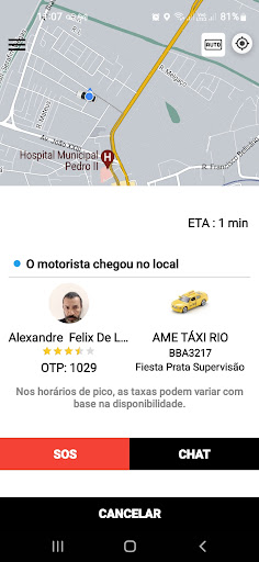 Ame Service - Passageiro Screen 2