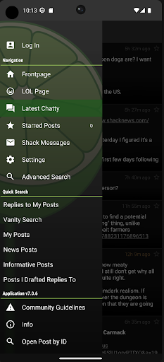 Android application Shack Browse screenshort