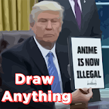 Donald Draw Gif Meme Maker icon