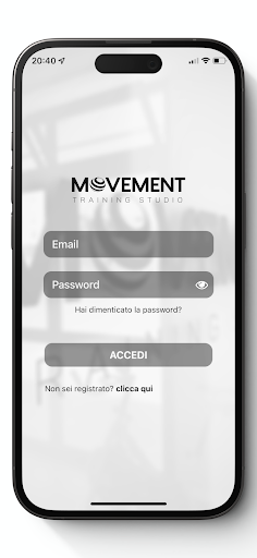 Android application Movement Training Studio screenshort