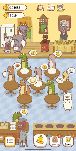 Cat Restaurant 2 - farm sowing coffee cooking game 1.1.1 screenshots 1