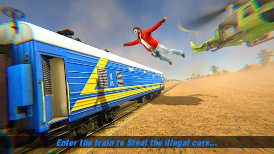 قطار سرقة السيارات – ألعاب النقل القطار 1