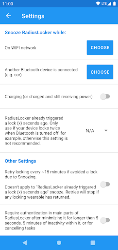 RadiusLocker Screen 2