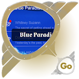 Blue Paradise GO SMS icon