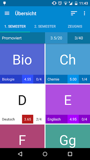 Android application Kantidroid screenshort
