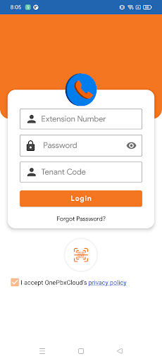 OnePbxCloud Screen 2