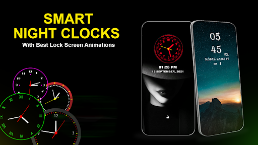 Android application Lock Screen Clock Live screenshort