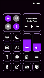 Wow Purple Neon - Icon Pack