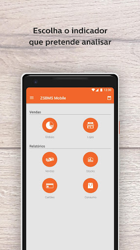 Android application ZSBMS Mobile screenshort