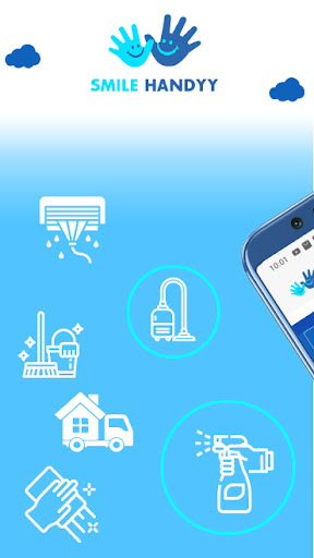 Android application SmileHandyy - Home Services screenshort