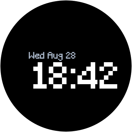 OniOn watchface 003 Pixel screenshot 5