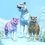 Arctic White Tiger Family Sim icon