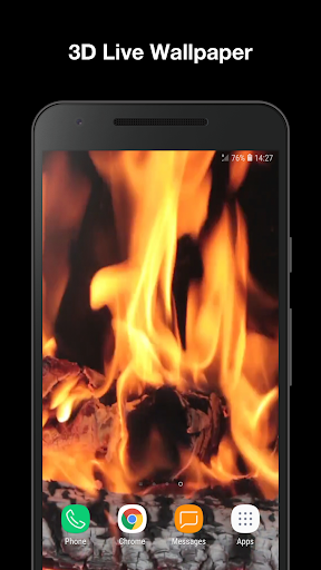 Real Fire Live Wallpaper 2.2 screenshots 1