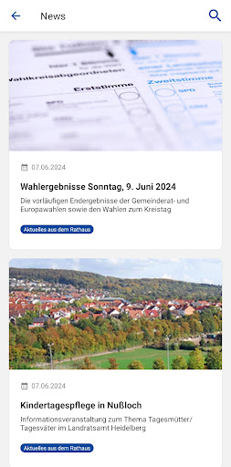 Gemeinde Nußloch Screen 3