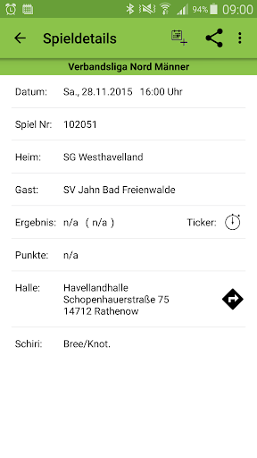 SV Jahn Bad Freienwalde Handba Screen 3
